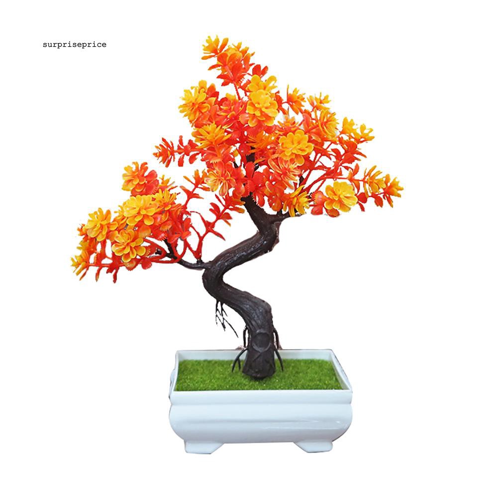 Cây bonsai giả trang trí không gian xanh đẹp mắt tiện dụng