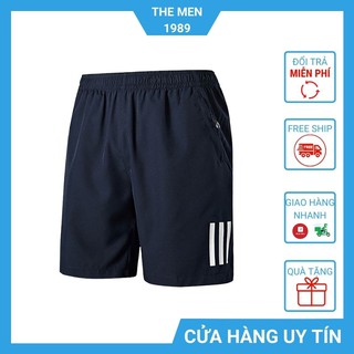 Quần sooc nam, quần thể thao nam vải gió mềm co giãn nhẹ (đủ sz từ 45-80kg)