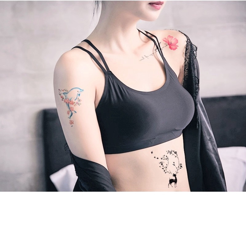 Set 50 Hình Xăm Dán Trang Trí Tạm Thời