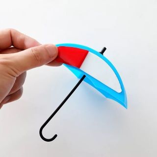 Sét 3 Móc dán tường 3d hình chiếc ô xinh