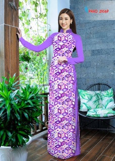 Các mẫu áo dài hoa phá cách
