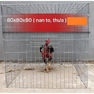 Lồng gà chọi 80x80x80 cm
