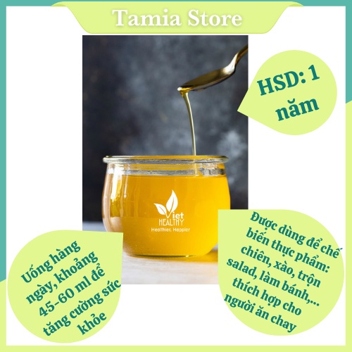 Dầu dừa Ghee Viethealthy 500ml