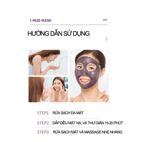 Mặt Nạ Bùn Đất Sét bùn khoáng Làm Sạch Sâu Thông Thoáng Lỗ Chân Lông Nội Địa Trung Princess Beauty
