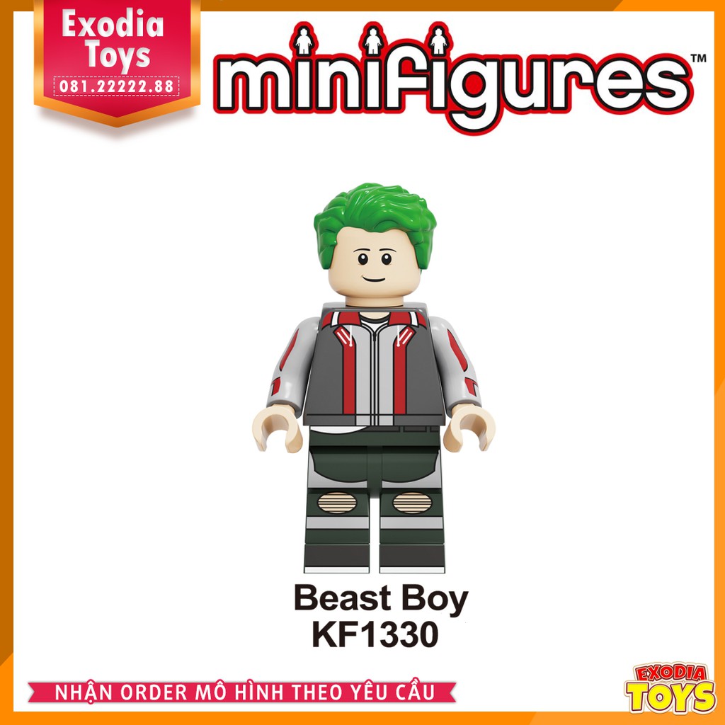 Xếp hình Minifigure DC Comics Siêu anh hùng Liên Minh Công Lý Young Justice - Đồ Chơi Lắp Ghép Sáng Tạo - KOPF KF6114