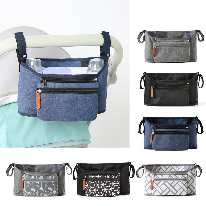 Túi đựng đồ nhiều ngăn treo xe đẩy em bé tiện lợi