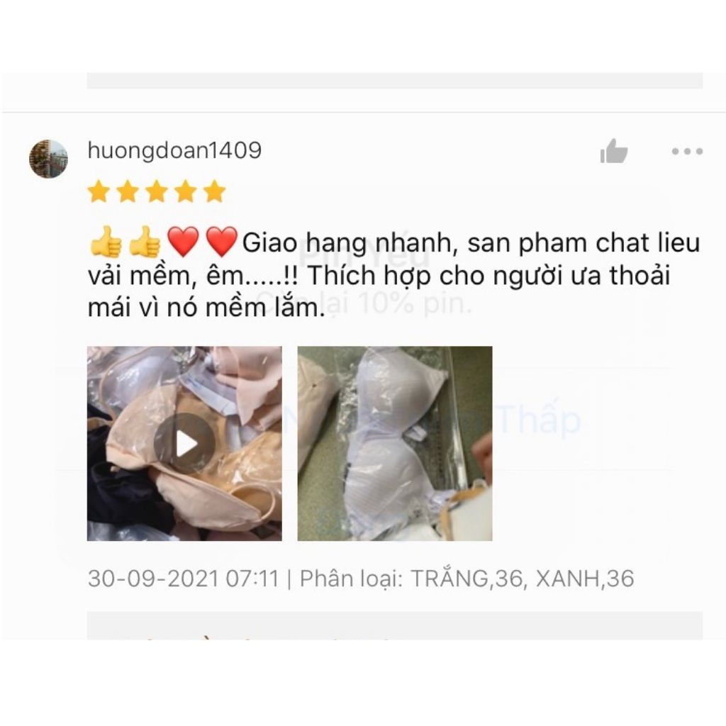 Áo ngực mút mỏng không gọng, Áo lót chất cotton thoáng mát, miếng đệm mỏng may liền mặc cực kỳ thoải mái 554 | WebRaoVat - webraovat.net.vn