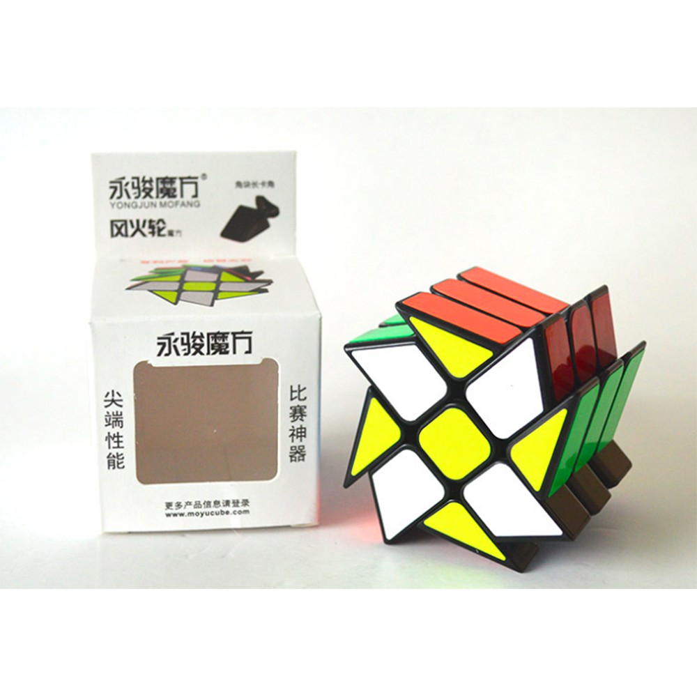 Đồ chơi Rubik Windmill YJ Sticker - Rubik Biến Thể (Rubik Fisher) Giúp Phát Triển Trí Não