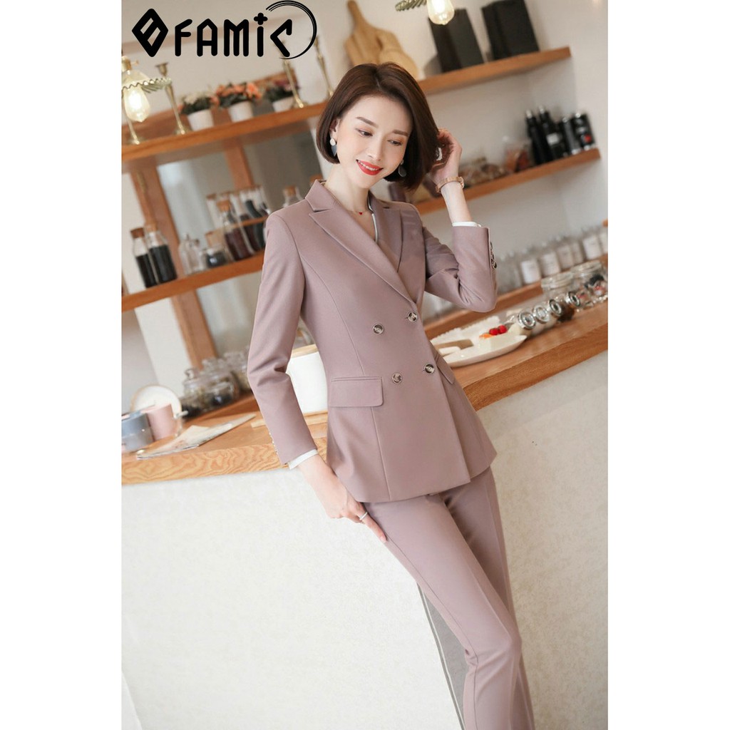 Vest Nữ Hàn Quốc ❤️𝑭𝑹𝑬𝑬𝑺𝑯𝑰𝑷❤️ Giảm 5K khi nhập mã [ AO BLAZER ] Bộ Vest Nữ Hàn Quốc Cao Cấp Gồm Áo Và Quần Dài | BigBuy360 - bigbuy360.vn