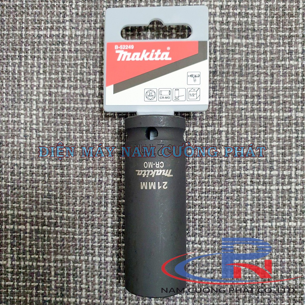 Đầu tuýp vặn ốc 1/2" Makita loại đầu dài