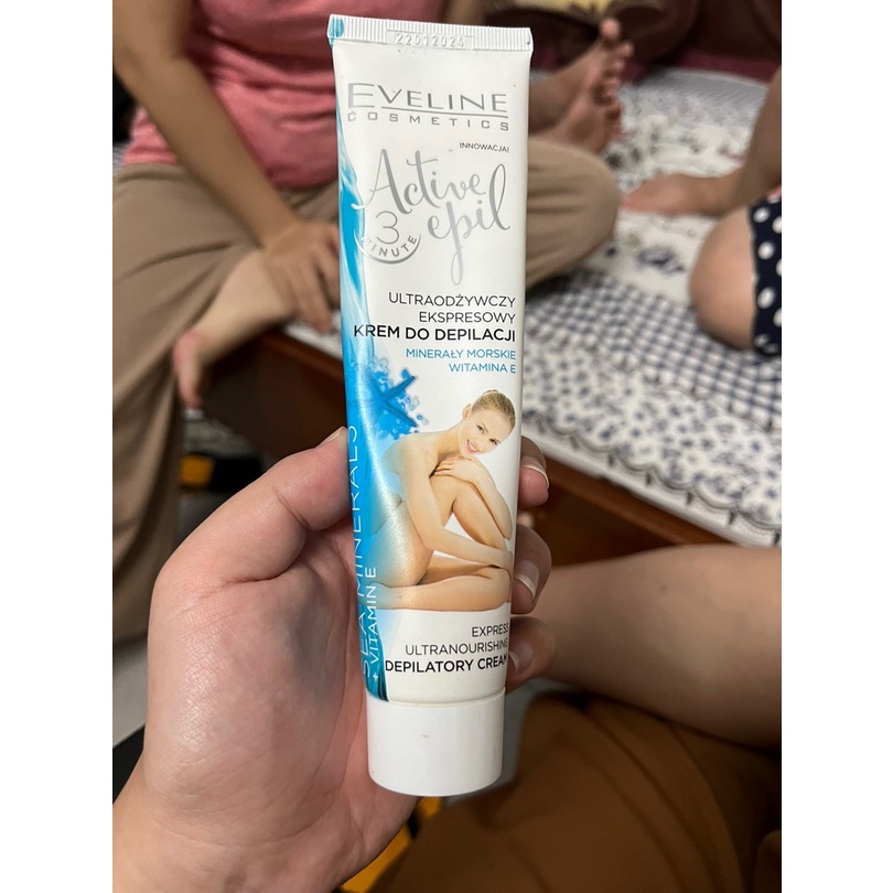 Kem tẩy lông Eveline Active Depil 3 loại dành cho mọi loại da 125ml