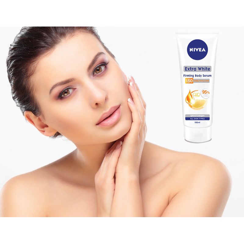 Tinh Chất Dưỡng Thể Dưỡng Trắng Giúp Phục Hồi Và Chống Nắng Nivea 180ml