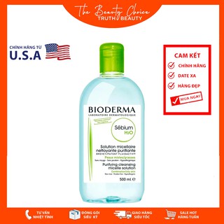 Tẩy trang Bioderma Sebium H2O (500mL)