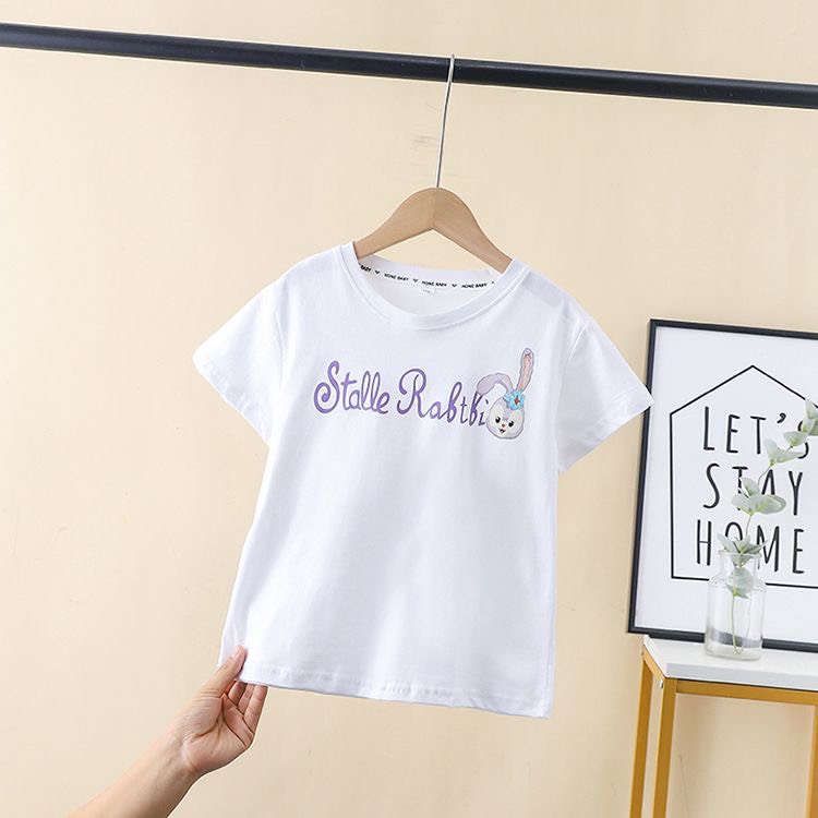 Set Yếm Jean Thỏ Tím Kèm Áo Trắng A1424 Cho Bé Gái - Jumping Beans Official Store