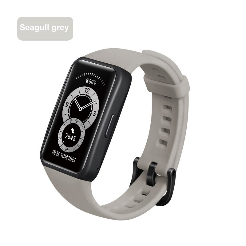 Dây Đeo Thay Thế Chất Liệu Silicon Thiết Kế Nhiều Lỗ Thời Trang Cho Huawei Band 6