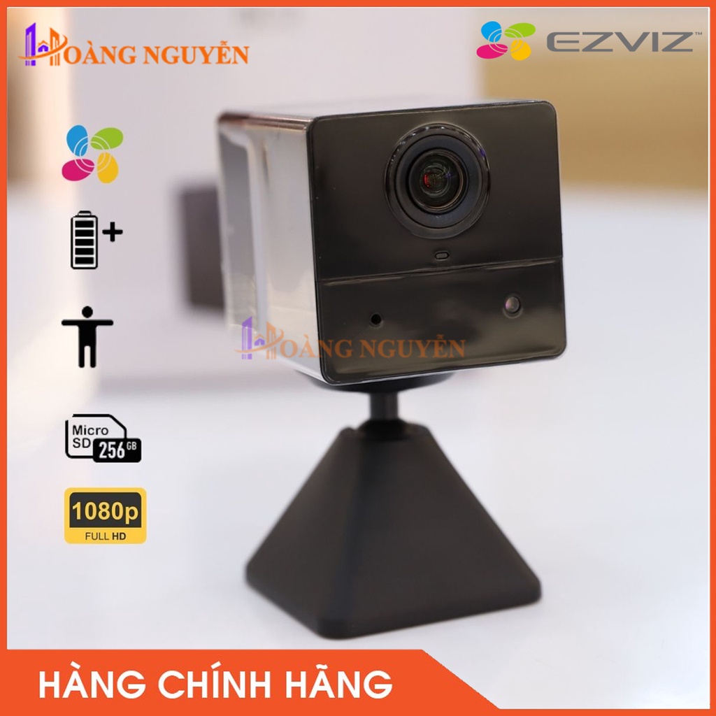 [NHÀ PHÂN PHỐI] Camera wifi mini ezviz CS-BC2 dùng pin - Full HD, cảnh báo thông minh