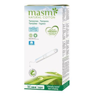 Tampon có cần đẩy 1,2,3,4 giọt hữu cơ Masmi