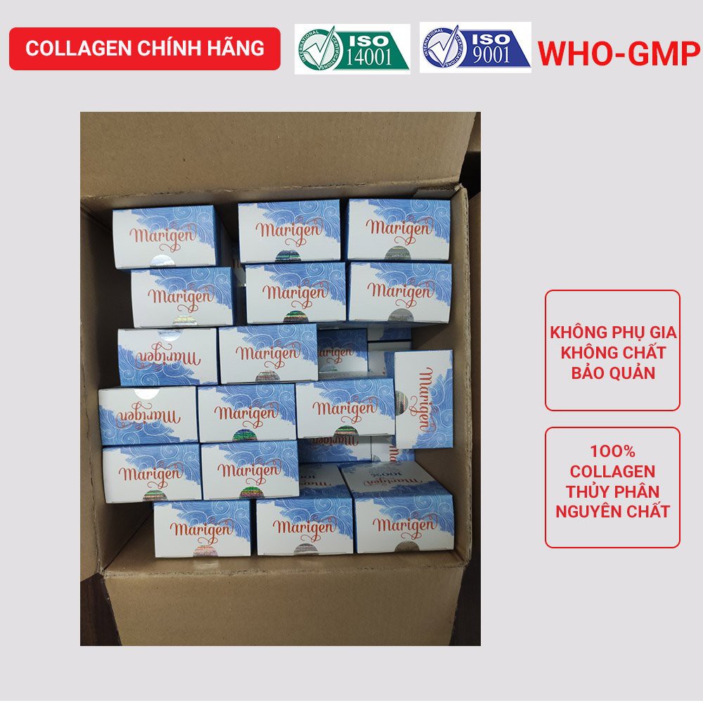 Marigen Collagen Thủy Phân Nguyên Chất Dạng Bột Làm Đẹp Da  - Hộp 100g Mới | Thế Giới Skin Care