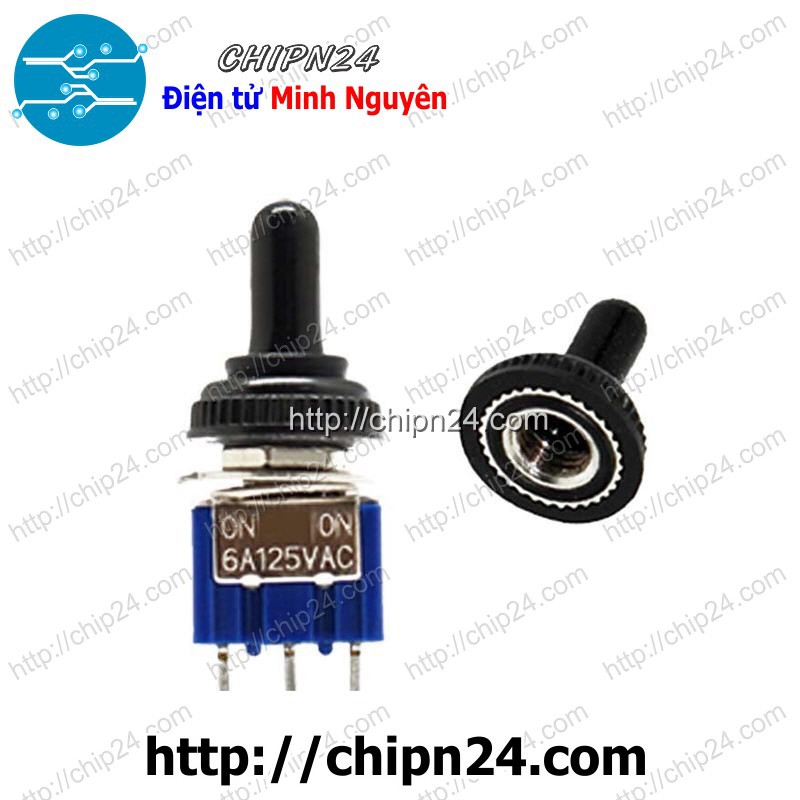 [2 CÁI] Nắp chụp công tắc MTS 6mm chống nước