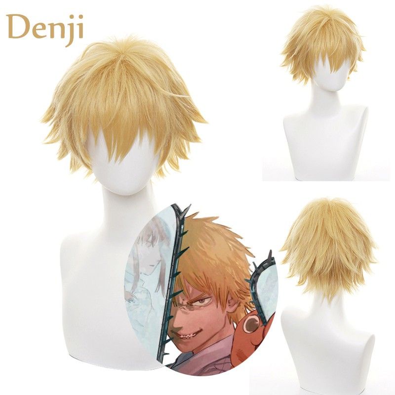 Wig/Tóc giả Denji màu vàng - Thợ săn Quỷ: Chainsaw Man