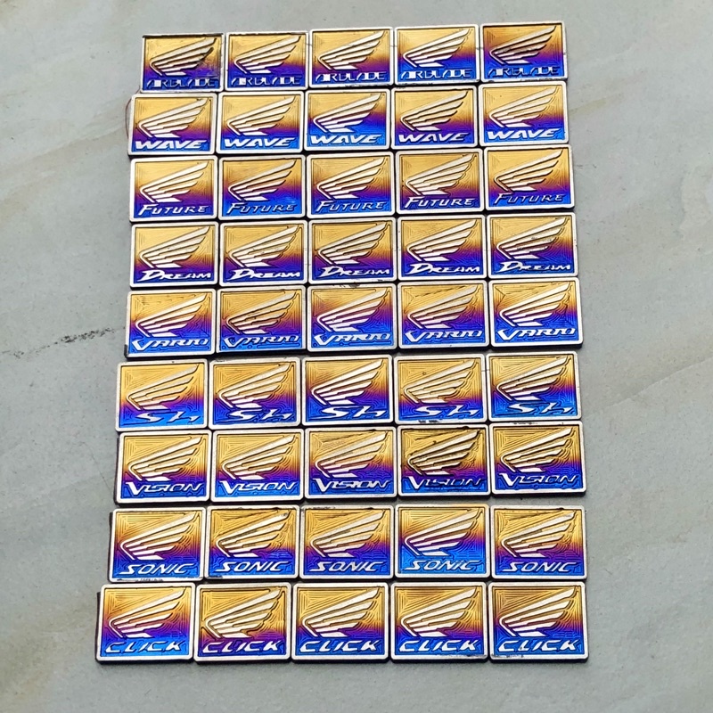 Tem Logo honda titan, thích hợp dán biển số,bợ đồng hồ