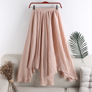 Váy lanh lụa retro cotton mềm VAY51-VAY19 (Song An Eco)