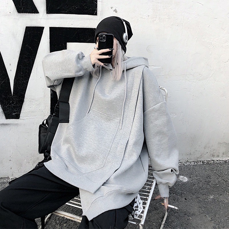 Áo hoodie thiết kế vạt sole phong cách | BigBuy360 - bigbuy360.vn