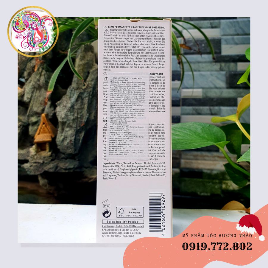 MÀU NHUỘM GOLDWELL ELUMEN PLAY 120ML