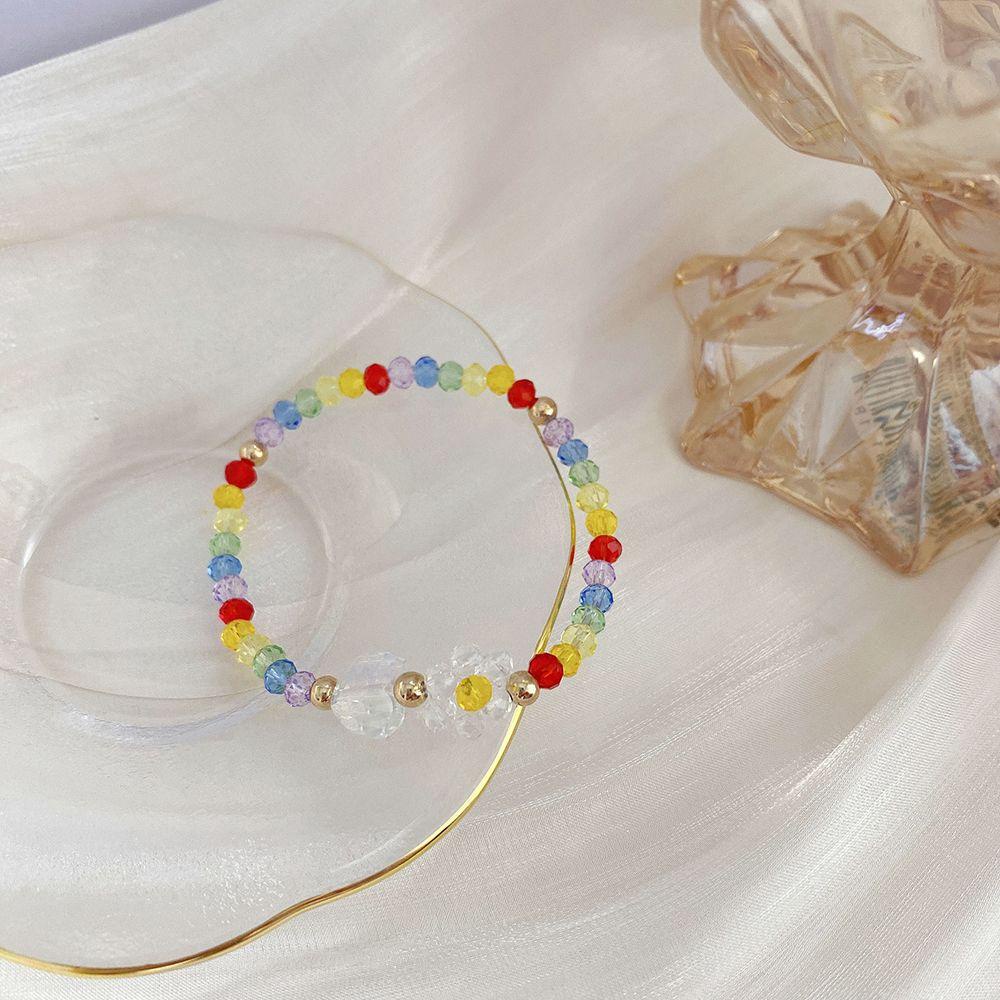 Vòng Đeo Tay VANES1 Họa Tiết Hoa Nhiều Màu Sắc Sáng Tạo Cho Nữ|Trang Sức Thời Trang