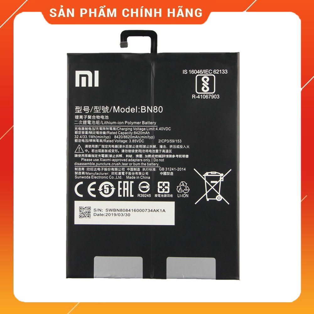 Pin Xiaomi mipad 4 plus chính hãng, Thay pin xiaomi mipad 4 chất lượng , miến phí công thay