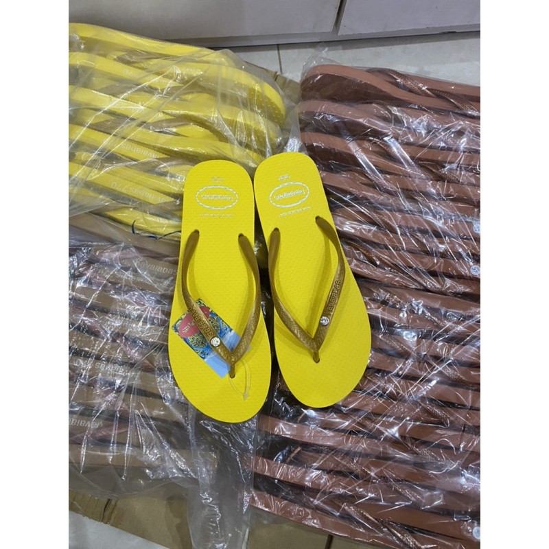 [[MUA SP THỨ2 CHỈ 1k] MỪNG KHAI TRƯƠNG giảm 40%] Dép havaianas Nữ màu Vàng