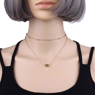 N8l-thời Trang Bạc 925 Vàng Choker Chunky Dây Xích Yếm Vòng Cổ Nữ Trang Sức