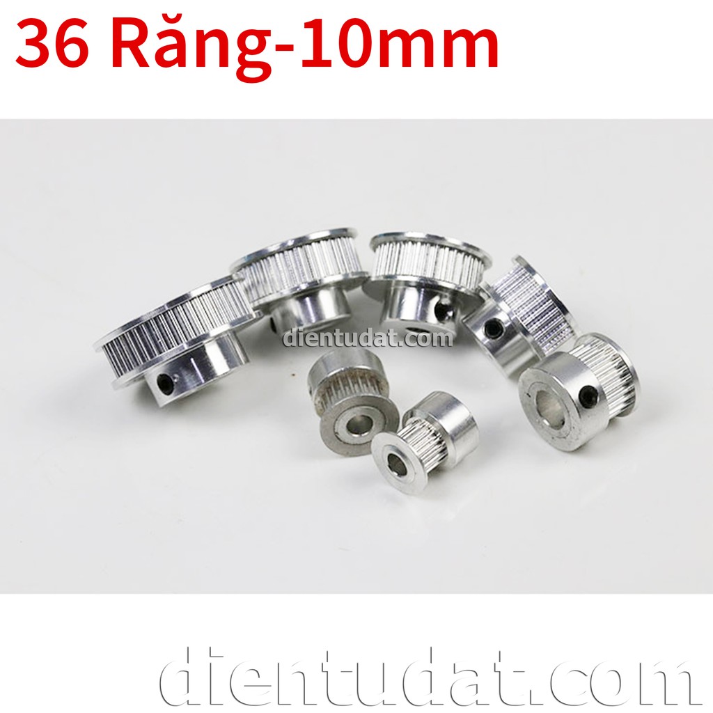 Bánh răng motor Pulley GT2 - 36 răng 10mm