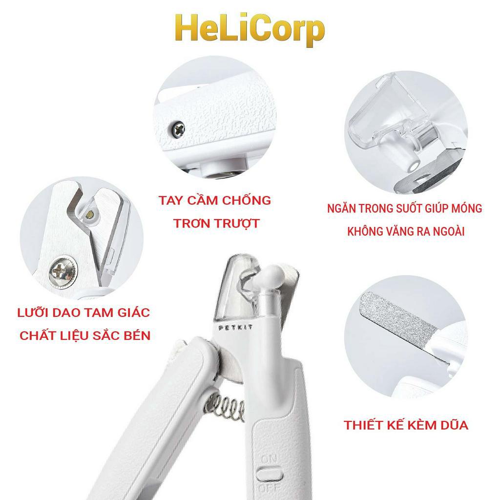 Kìm Bấm, Kéo Bấm Cắt Móng Cho Mèo Chó Petkit LED Pet Nail Clipper