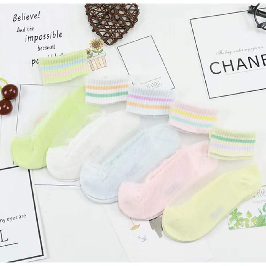 Tất lưới cho bé gái MINA MOM cao cấp thời trang thoáng mát sành điệu từ 1 đến 6 tuổi