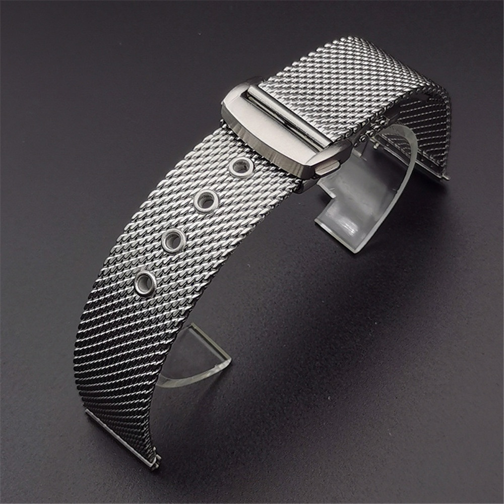 Dây Đeo Tay Thay Thế 20 22MM Bằng Thép Không Gỉ Thông Dụng Cho Đồng Hồ Huawei Samsung Galaxy Garmin Omega Seamaster 007 Etc