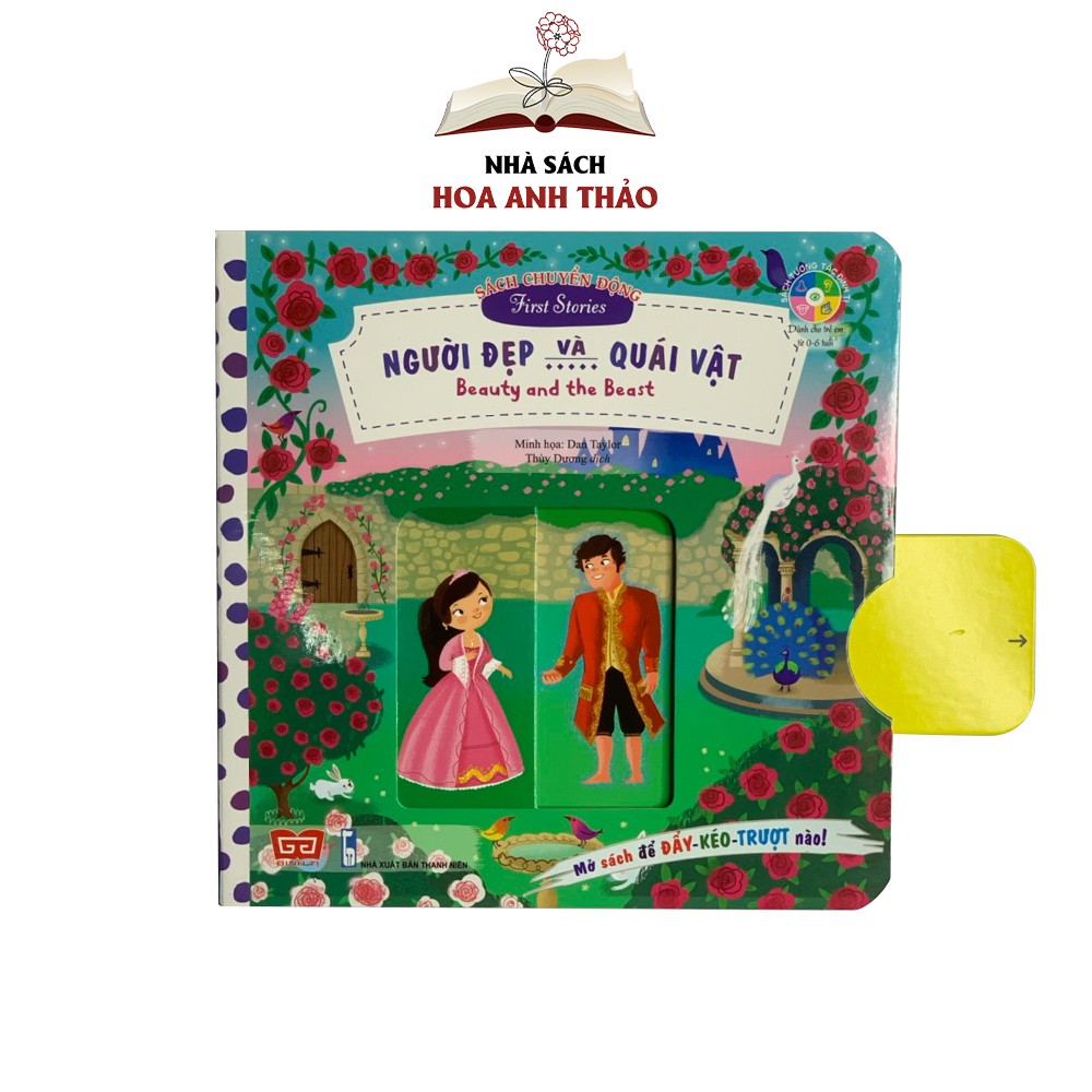 Sách tương tác chuyển động - First stories Beauty and the beast Người đẹp và quái vật
