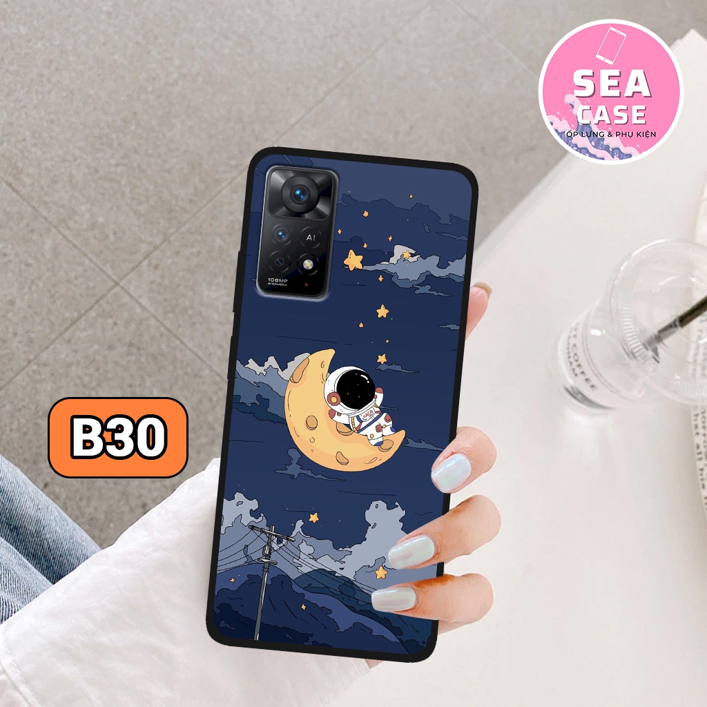 Ốp lưng XIAOMI REDMI NOTE 11/ REDMI NOTE 11S hình vũ trụ,hoạt hình,phi hành gia – ốp nhựa chống trầy,chống va đập