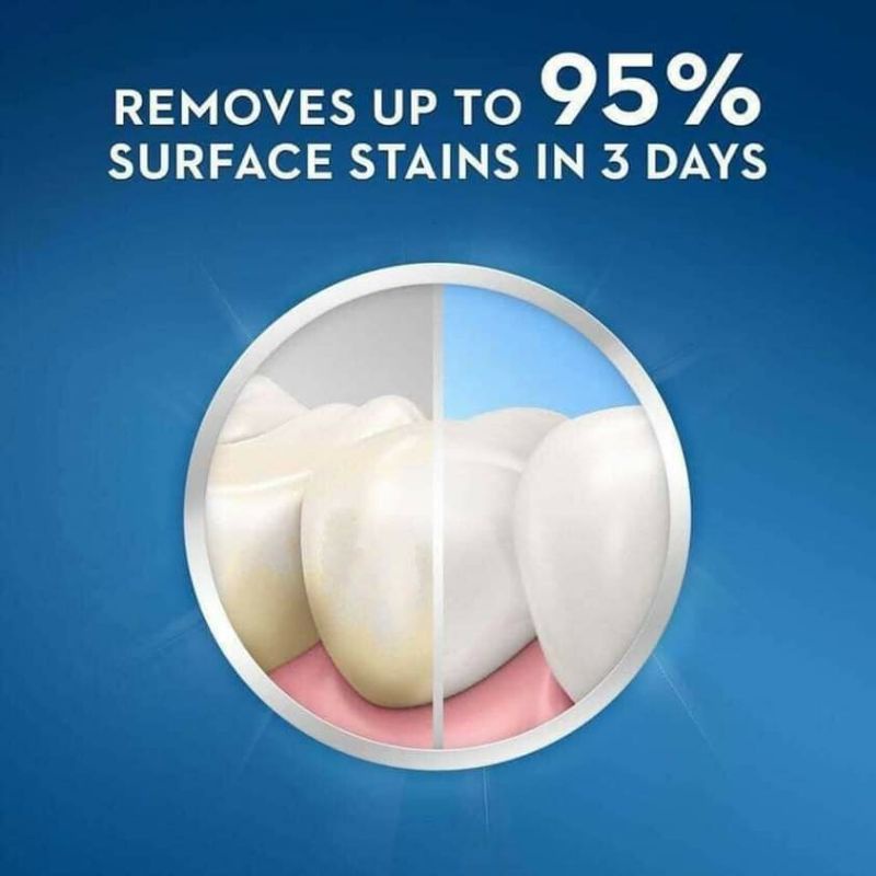 Date T1/26 - Kem đánh răng Crest 3D White Advanced Whitening giúp trắng răng 147g của Mỹ