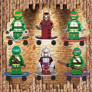 Mô Hình Đồ Chơi Lego Nhân Vật Hoạt Hình NARUTO Minions Gide Ultraman Raphael Donatello Michelangel Splinter Goku Minions Minions
