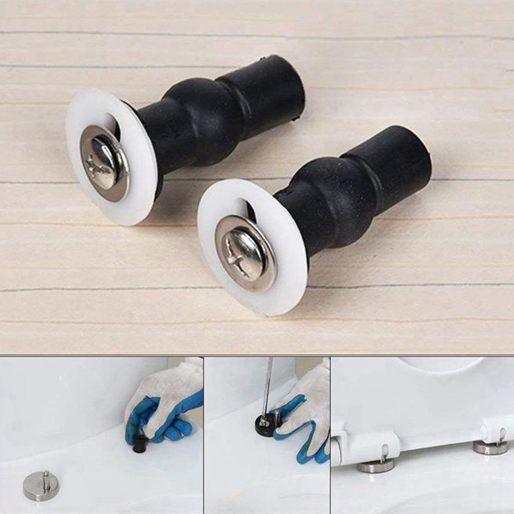Bộ 2/4/6 ốc vít và đai ốc thay thế cho bồn cầu nhà tắm