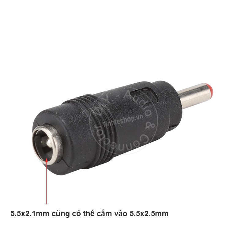Jack chuyển nguồn từ 5.5x2.1mm sang 3.5*1.35mm 1 chiếc