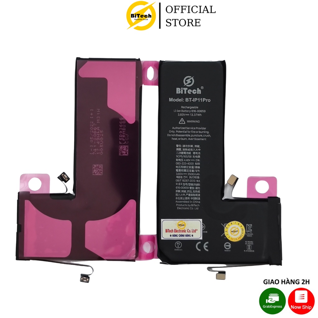 Pin điện thoại dung lượng cao BITECH BT-11Pro ( dung lượng 3500 mAh )