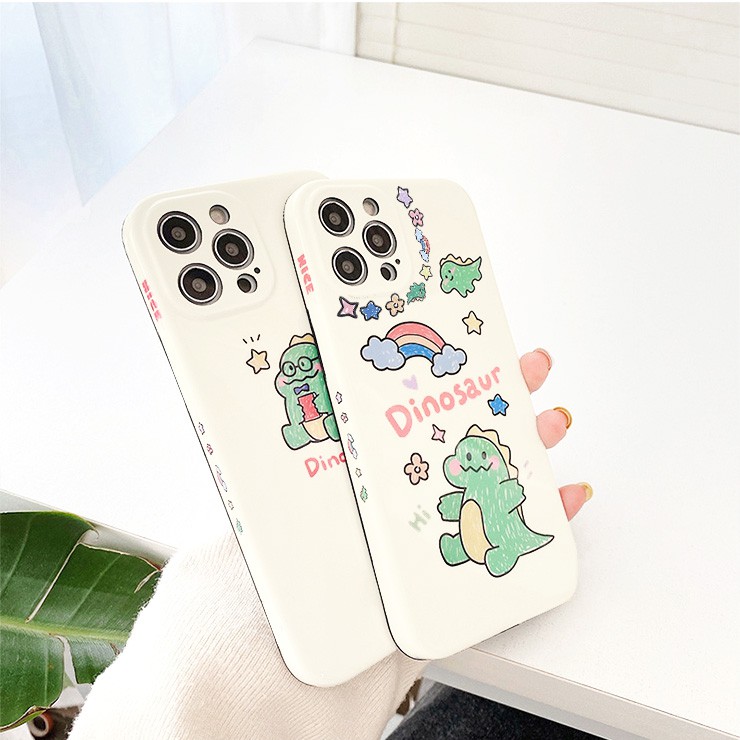 Ốp lưng iphone Dino Mập cạnh vuông in hình viền 5/5s/6/6plus/6s/6splus/7/7plus/8/8plus/x/xr/xs/11/12/pro/max/plus/promax | BigBuy360 - bigbuy360.vn