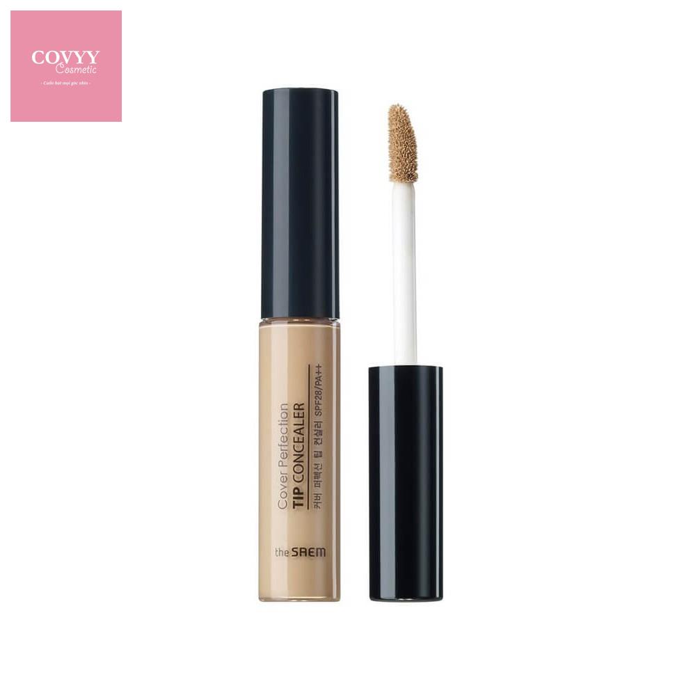 Kem Che Khuyết Điểm The Saem Cover Perfection Tip Concealer SPF28 PA++