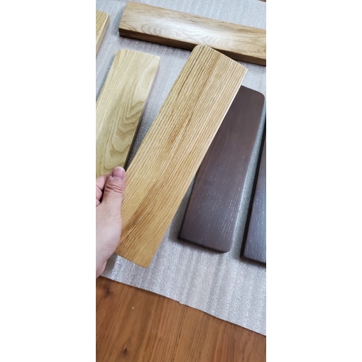 Kê Tay bàn phím cơ Wooden Wrist Rest | Gỗ Tần Bì  sơn PU hoàn thiện | Kích thước dài 30cm - 36cm - 44cm