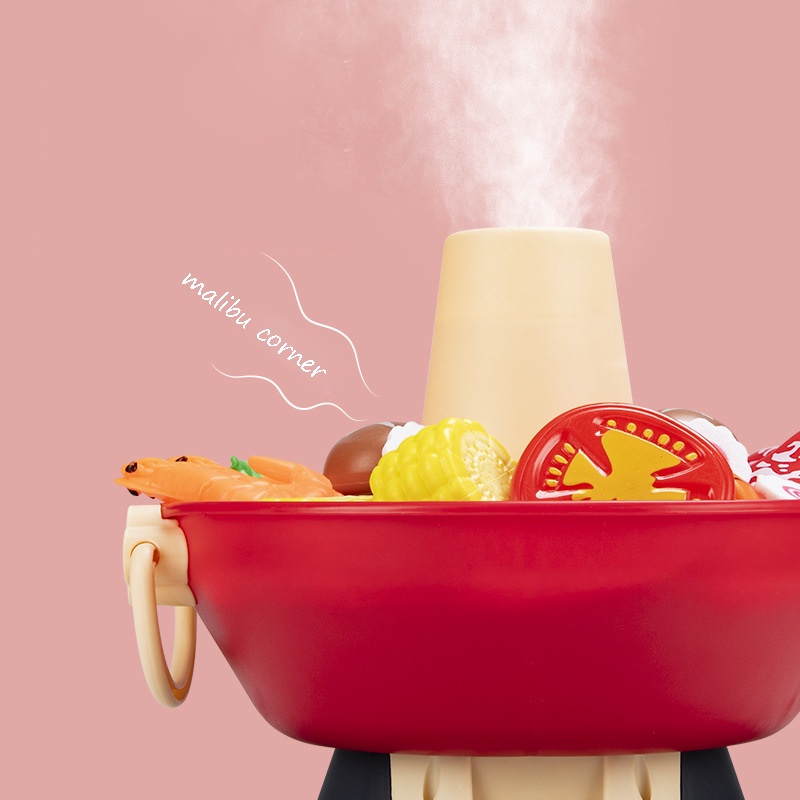 Mô Hình Nồi Lẩu Mini Decor Siêu Hot Có Pin Sạc - Malibu Corner