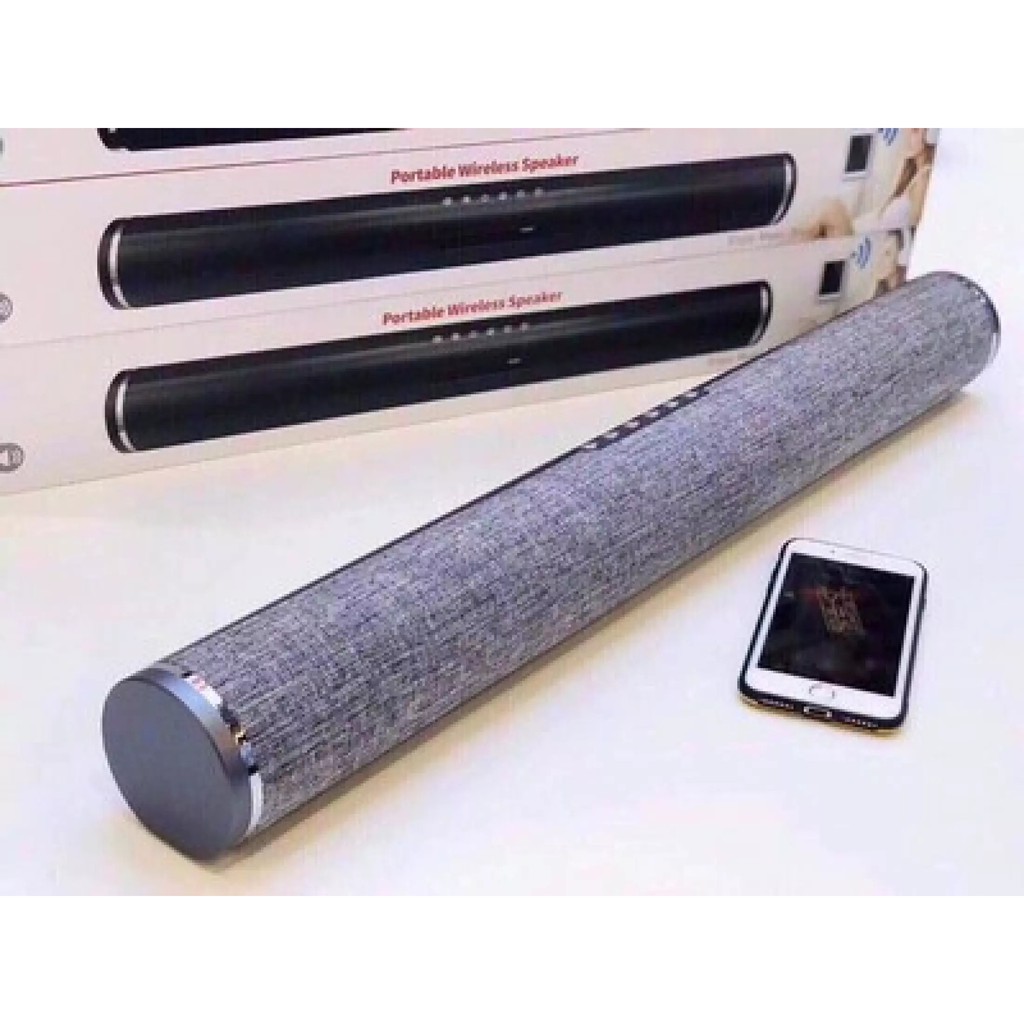 Loa bluetooth soundBar  R1 âm thanh sống động tích hợp đồng hồ led nghe nhạc hát karaoke... bảo hành 12 tháng