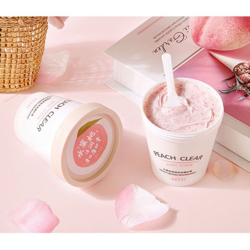 Tẩy Da chết body Đào