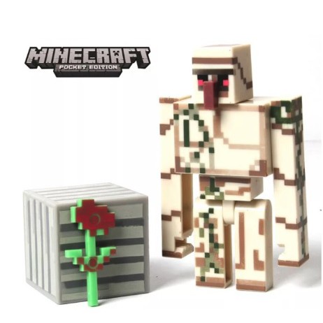 Mô hình iron golem nhân vật trong game minecraft